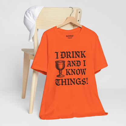 Funny Drinking Quotes Tee | Unisex Party T-Shirt | Alcohol Humor