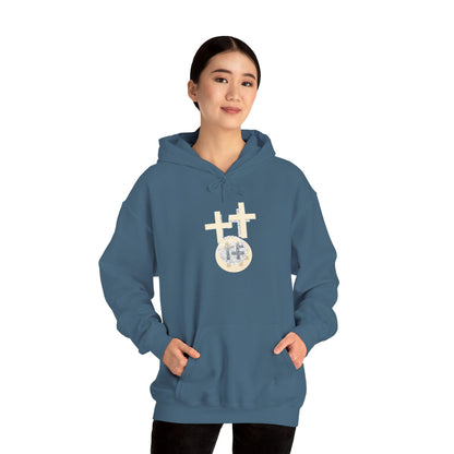 Calvary Cross Unisex Hoodie – Faith-Based Apparel, Christian Symbol Tee, Everyday Casual Wear, Inspirational Gift