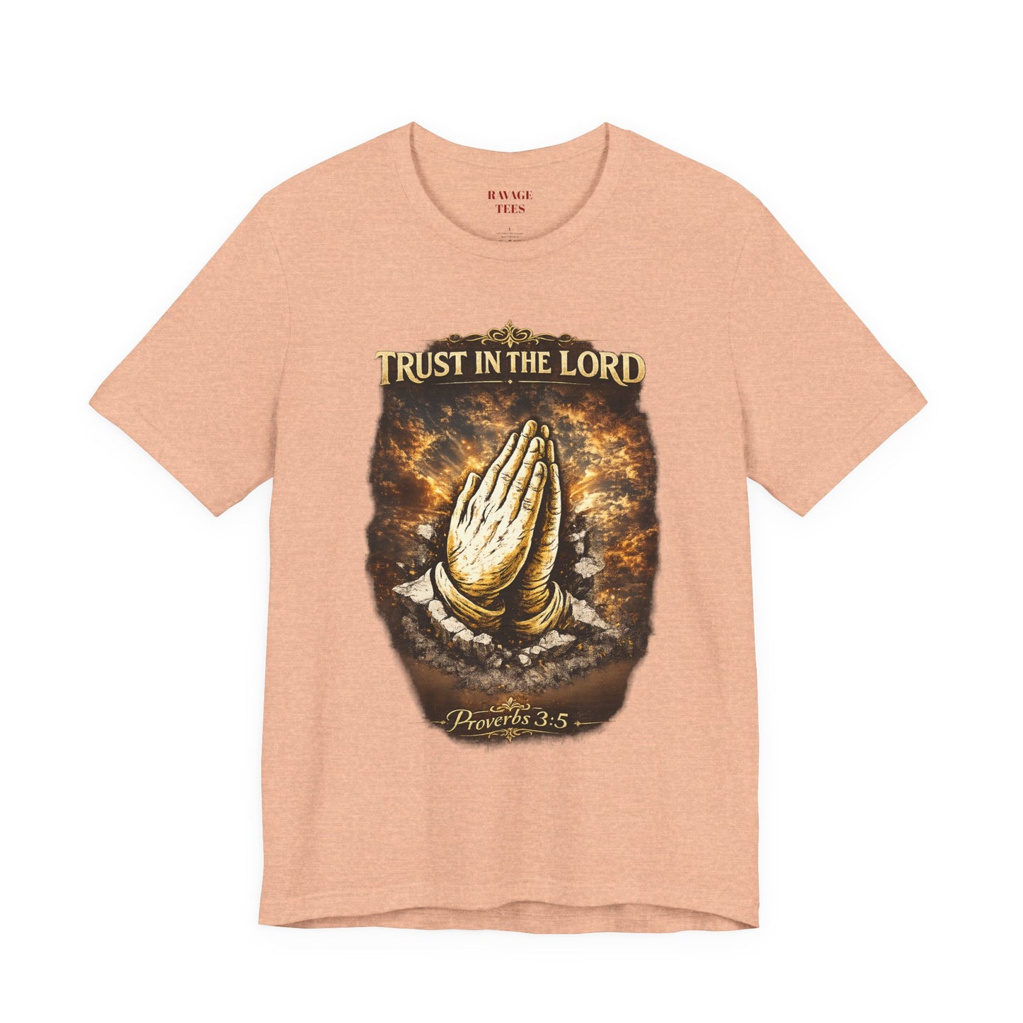 Trust in the Lord Praying Hands Tee (Proverbs 3:5)