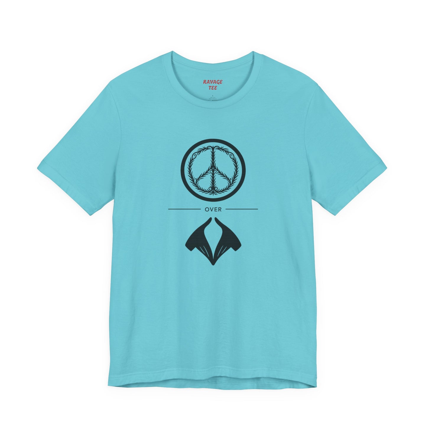 Peace Sign Unisex Jersey Tee, Casual Wear, Gift for Friends, Summer Fashion, Festival Outfit, Eco-Friendly Apparel