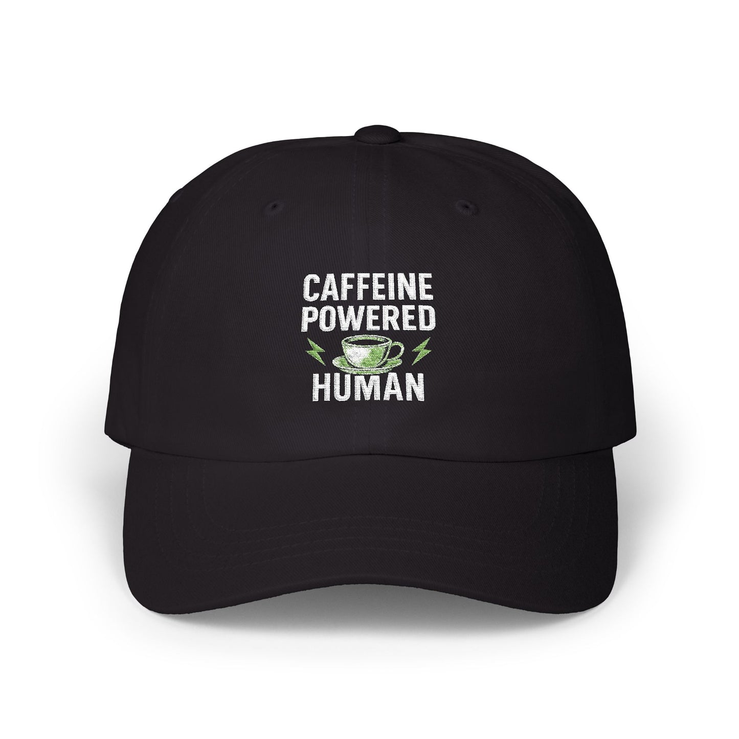 Caffeine Powered Dad Cap | Classic Dad Hat for Coffee Lovers, Perfect Gift for Father's Day, Casual Outings, Everyday Wear, Unisex Hat