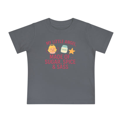 Sugar, Spice & Sass Baby T-Shirt, Cute Baby Shirt, Infant Tee, Baby Shower Gift, Toddler T-Shirt, Girl's Birthday Outfit