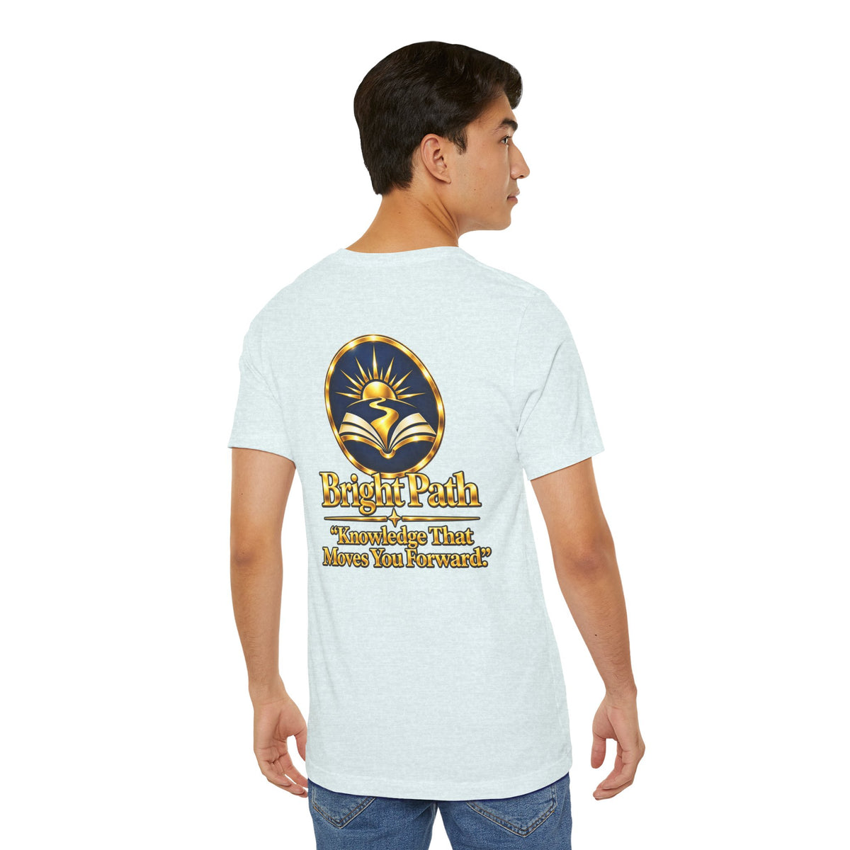 BrightPath Logo Tee — "Knowledge That Moves You Forward" T-Shirt