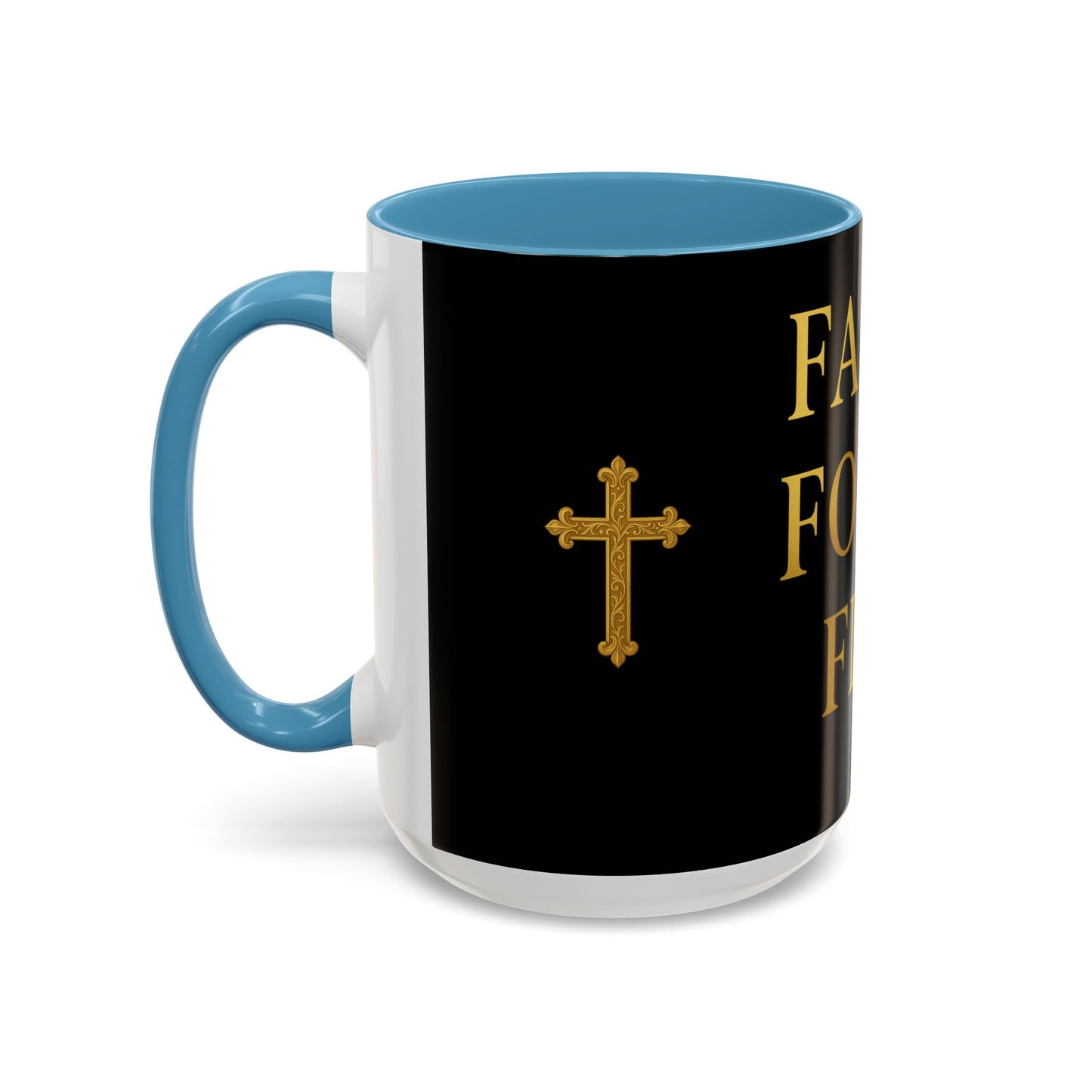 Faith-Inspired Coffee Mug - Motivational Black Mug for Daily Inspiration, Gift for Christians, Office Decor, Home Beverage