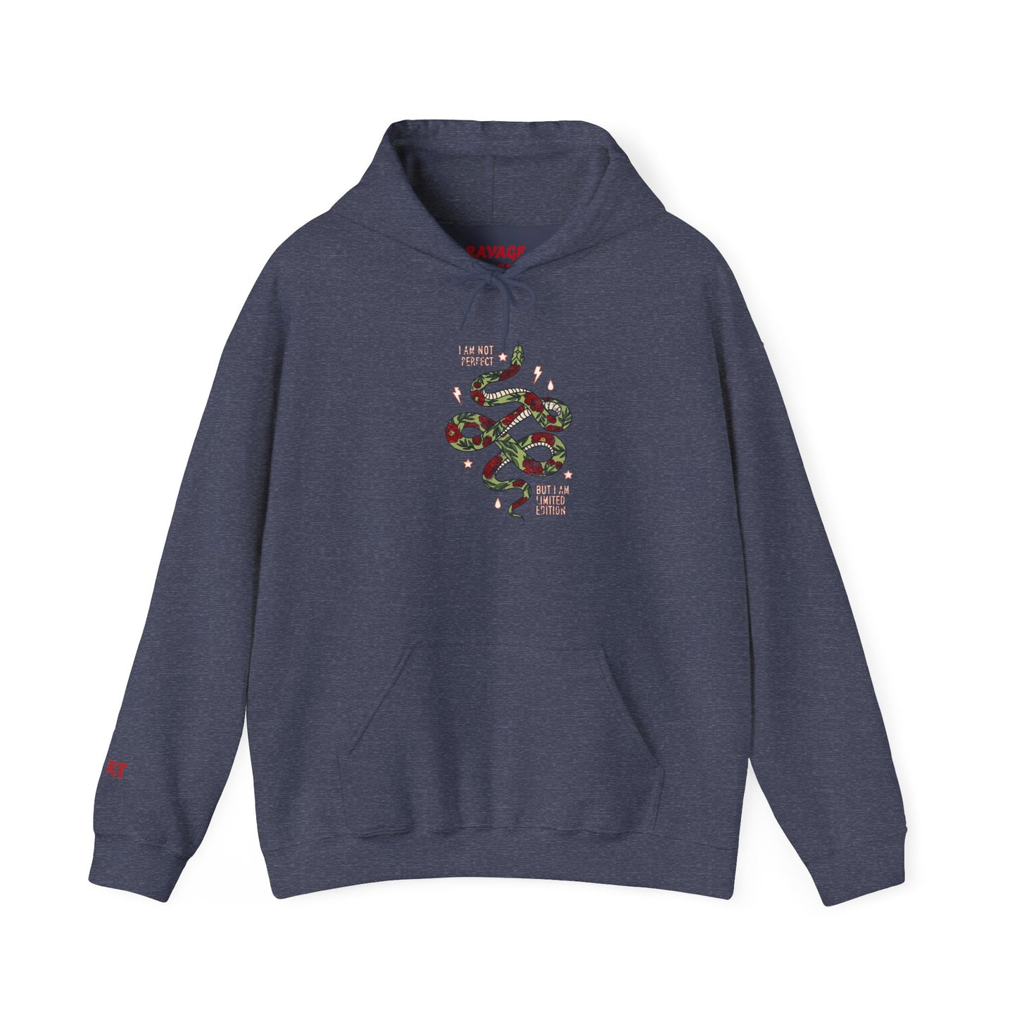 Trendy Unisex Hoodie, I Am Not Perfect Snake Design Shirt, Casual Wear, Gift for Nature Lovers, Eco-Friendly Fashion