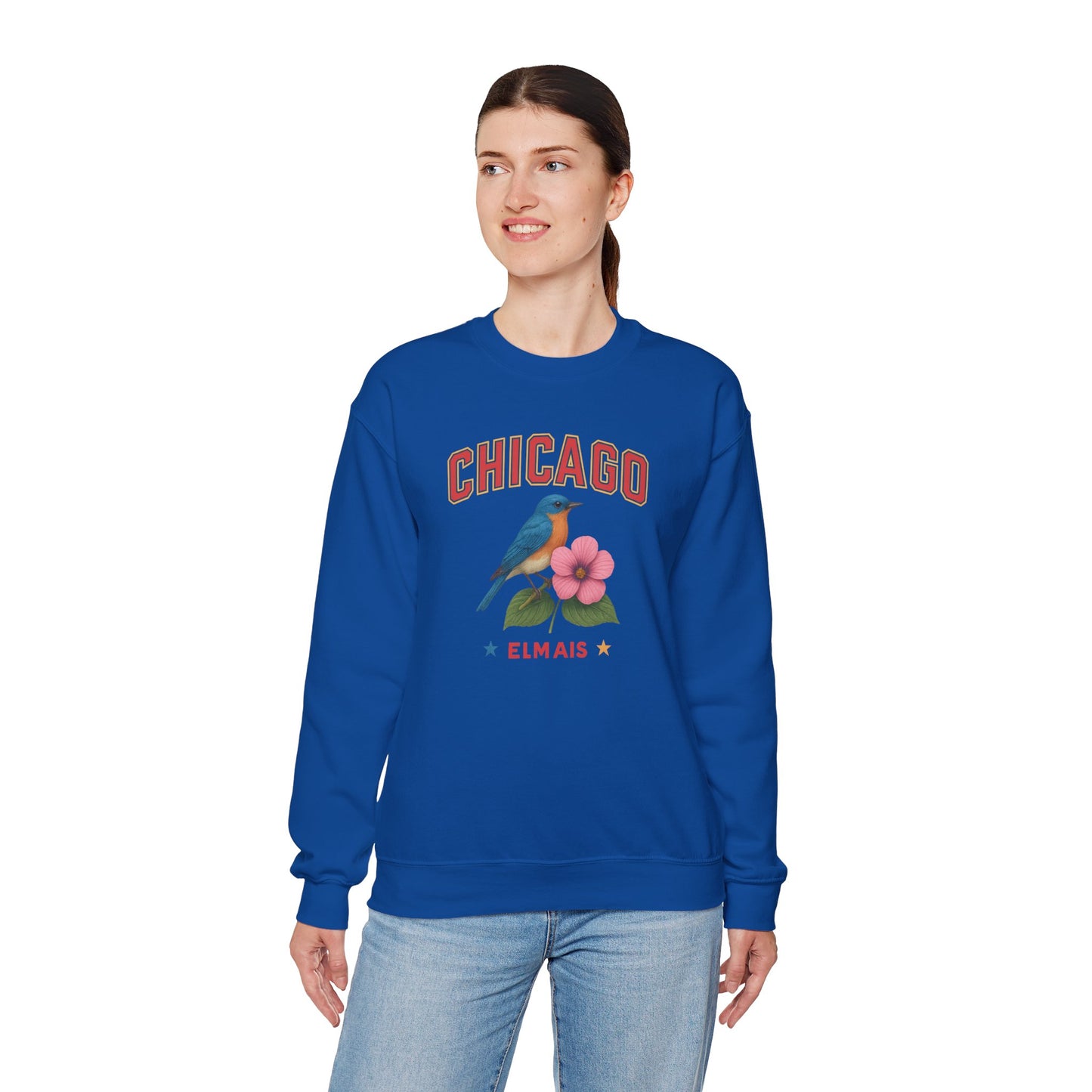 RAVAGE Chicago City Vibe Unisex Crewneck Sweatshirt