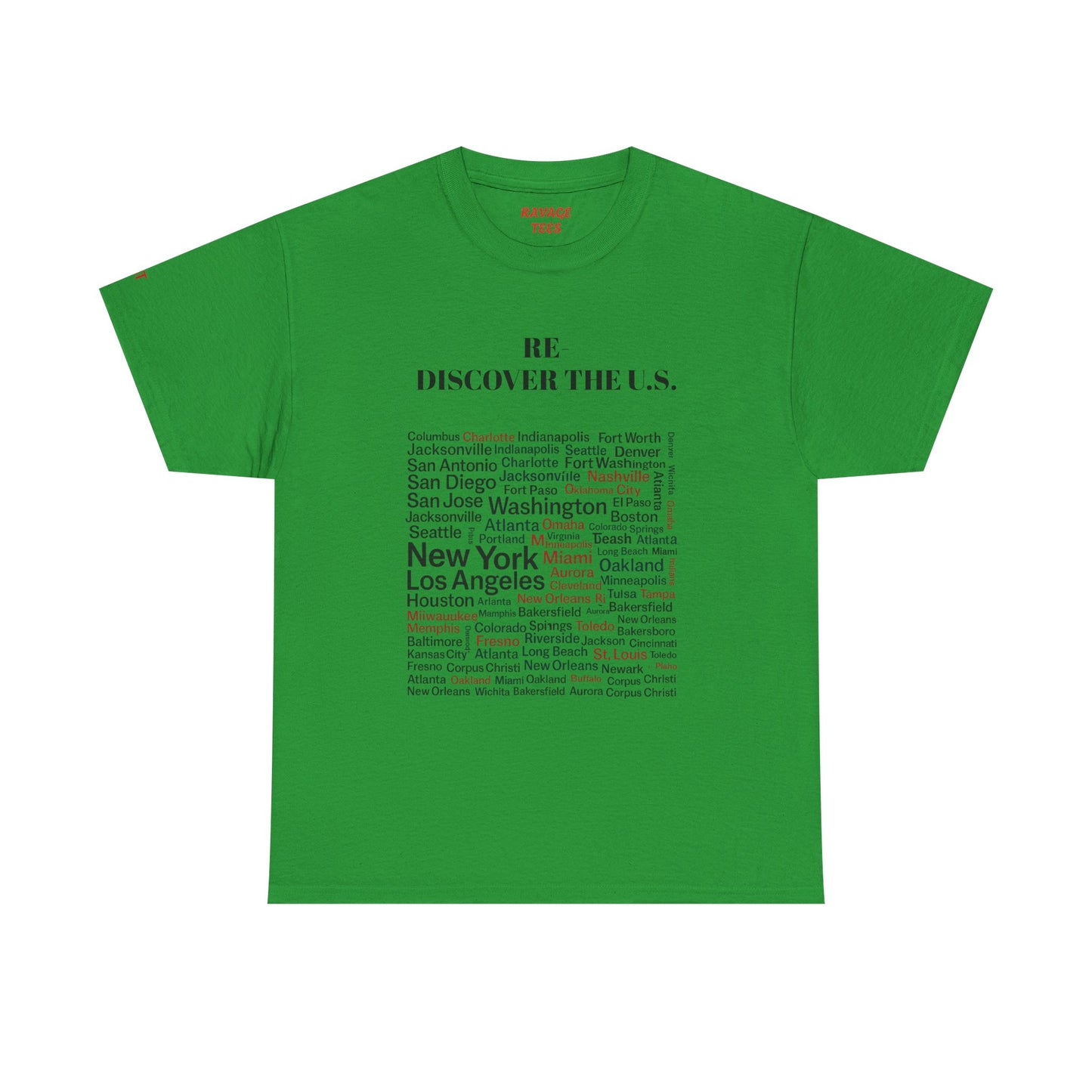Re-Discover the U.S. Travel T-Shirt, Adventure Tee, USA Discovery Shirt