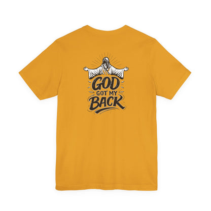 Faith Graphic Tee — 'God Got My Back' Christian T-Shirt