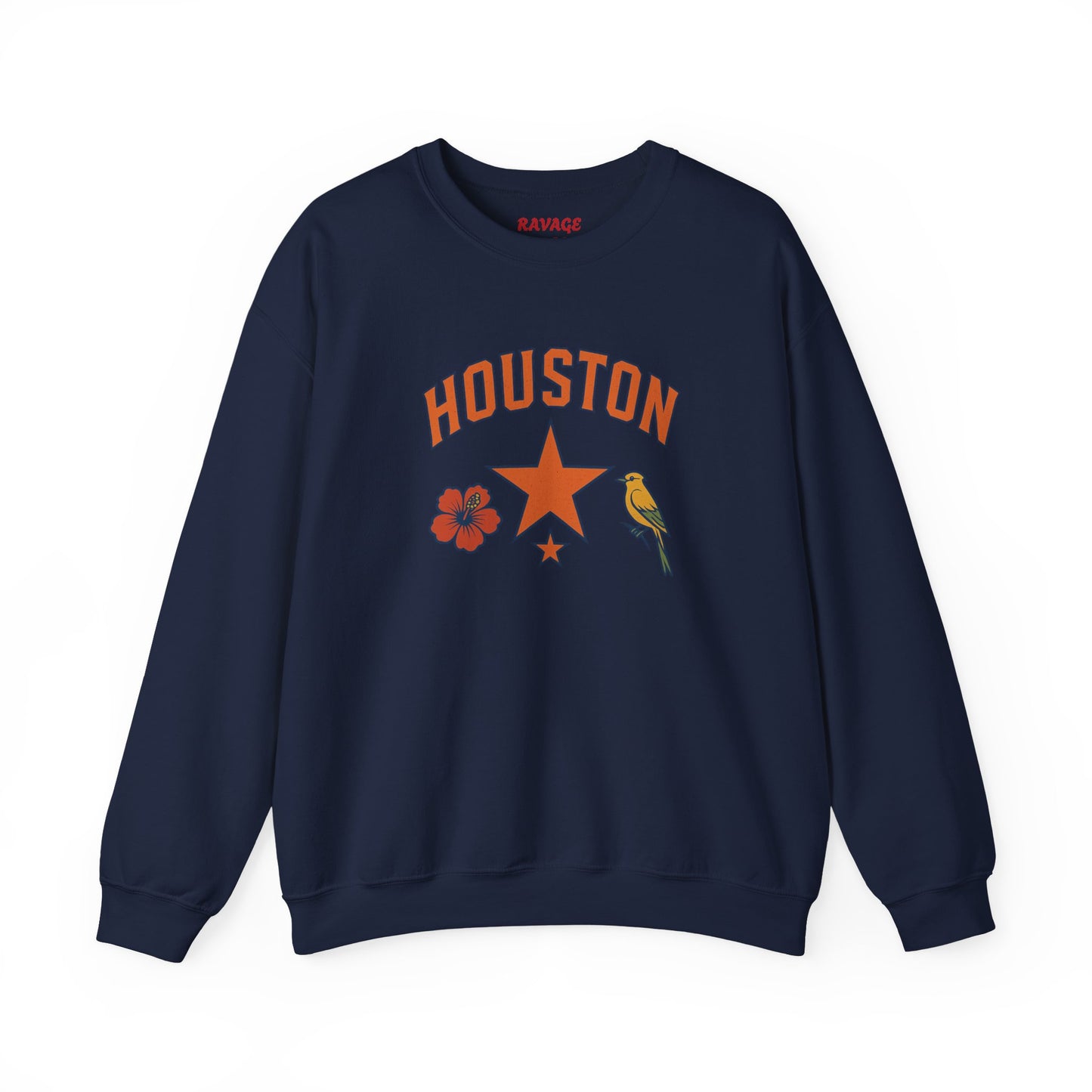 RAVAGE Houston(H-Town) Vibe Unisex Crewneck Sweatshirt