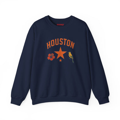 RAVAGE Houston(H-Town) Vibe Unisex Crewneck Sweatshirt