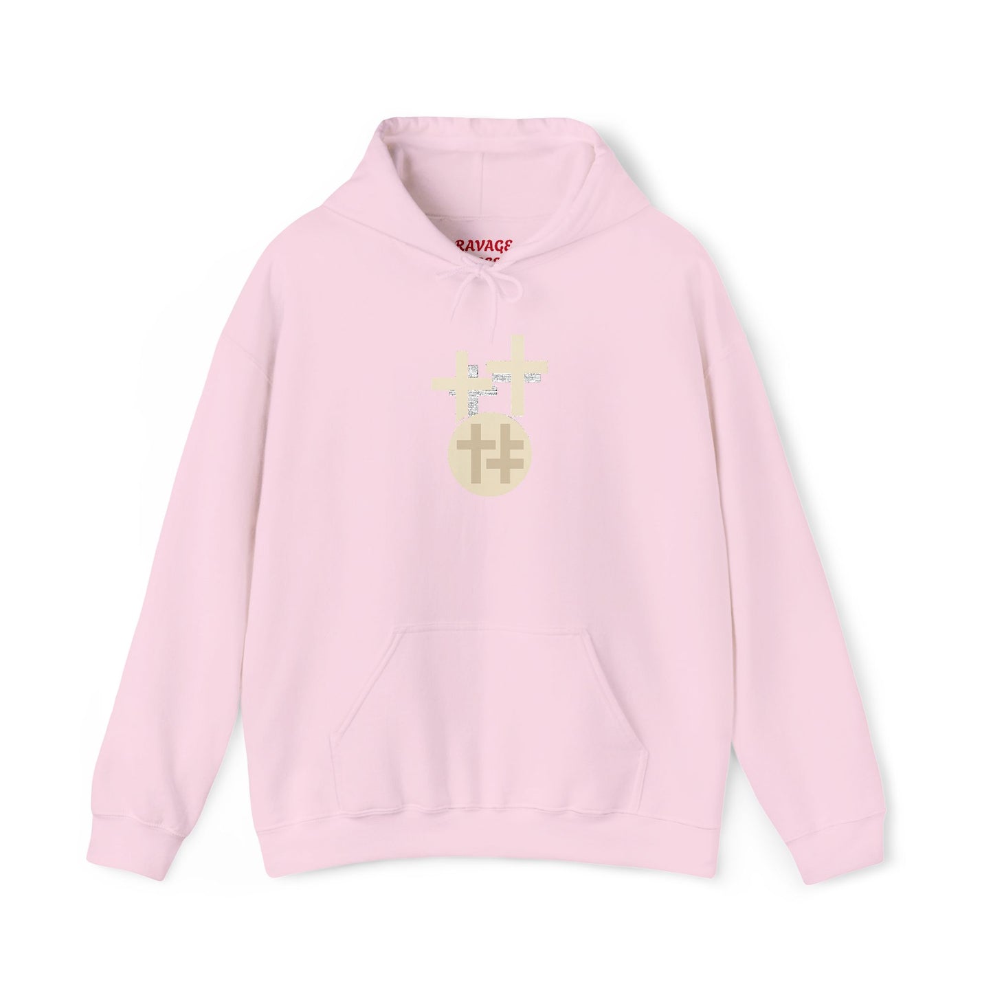 Calvary Cross Unisex Hoodie – Faith-Based Apparel, Christian Symbol Tee, Everyday Casual Wear, Inspirational Gift