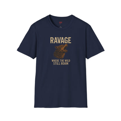 RAVAGE Where the Wild Still Roam Tee | Vintage Adventure Graphic T-Shirt, Unisex Outdoors Apparel, Camping & Nature Lovers Gift