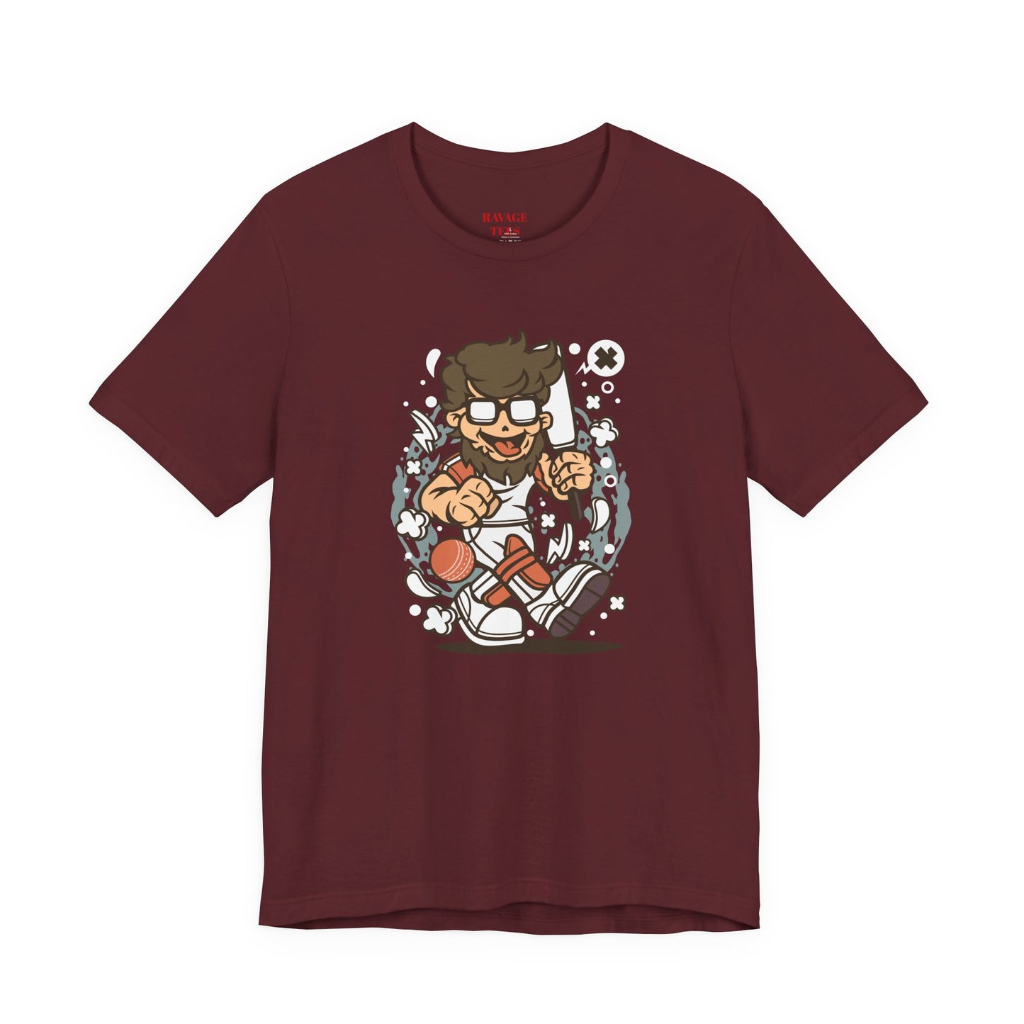 Retro Gamer Cartoon Character Tee