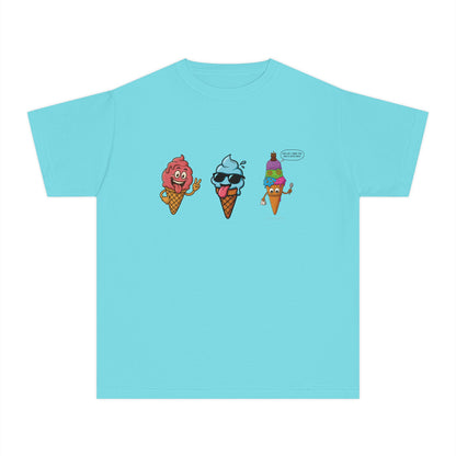 Cool Ice Cream Youth Tee: Fun Midweight Summer T-Shir