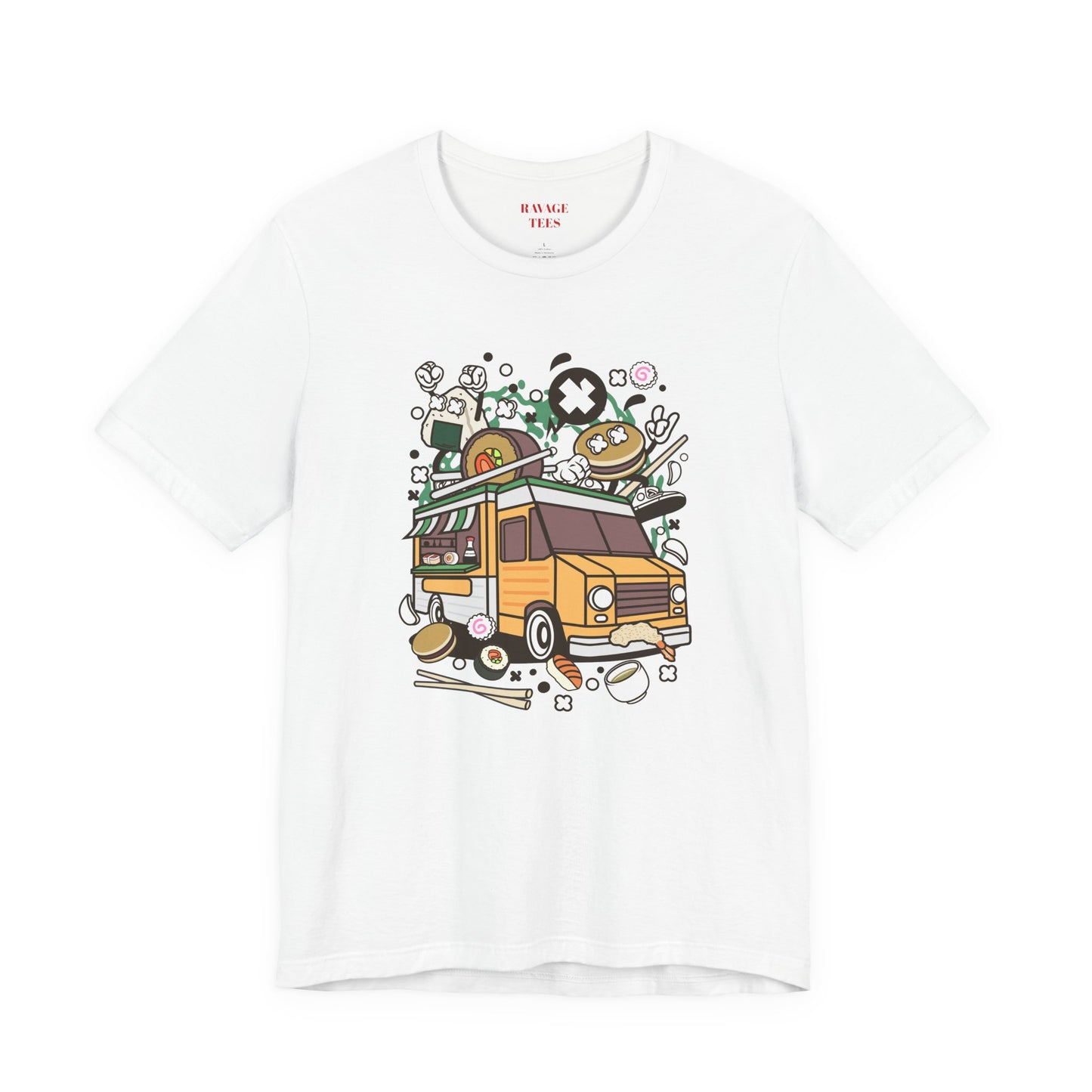 Cute Vintage Street Food Van Tee