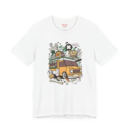 Cute Vintage Street Food Van Tee