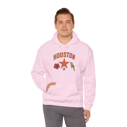 RAVAGE "HOUSTON" Vintage Hoodie | Retro Style Hooded Sweatshirt