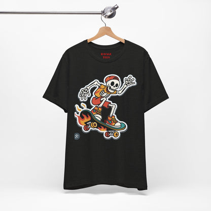 Skateboard Skeleton Tee