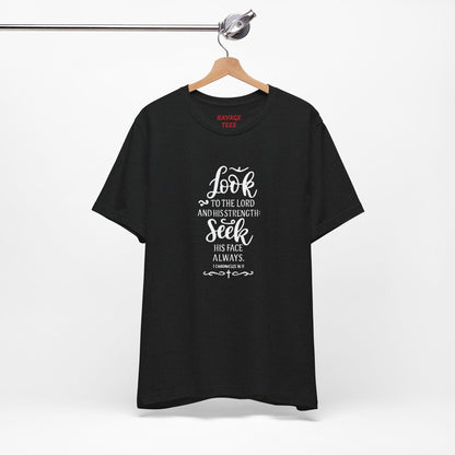 Seek His Guidance Tee: Inspirational Faith Quote Unisex T-Shirt
