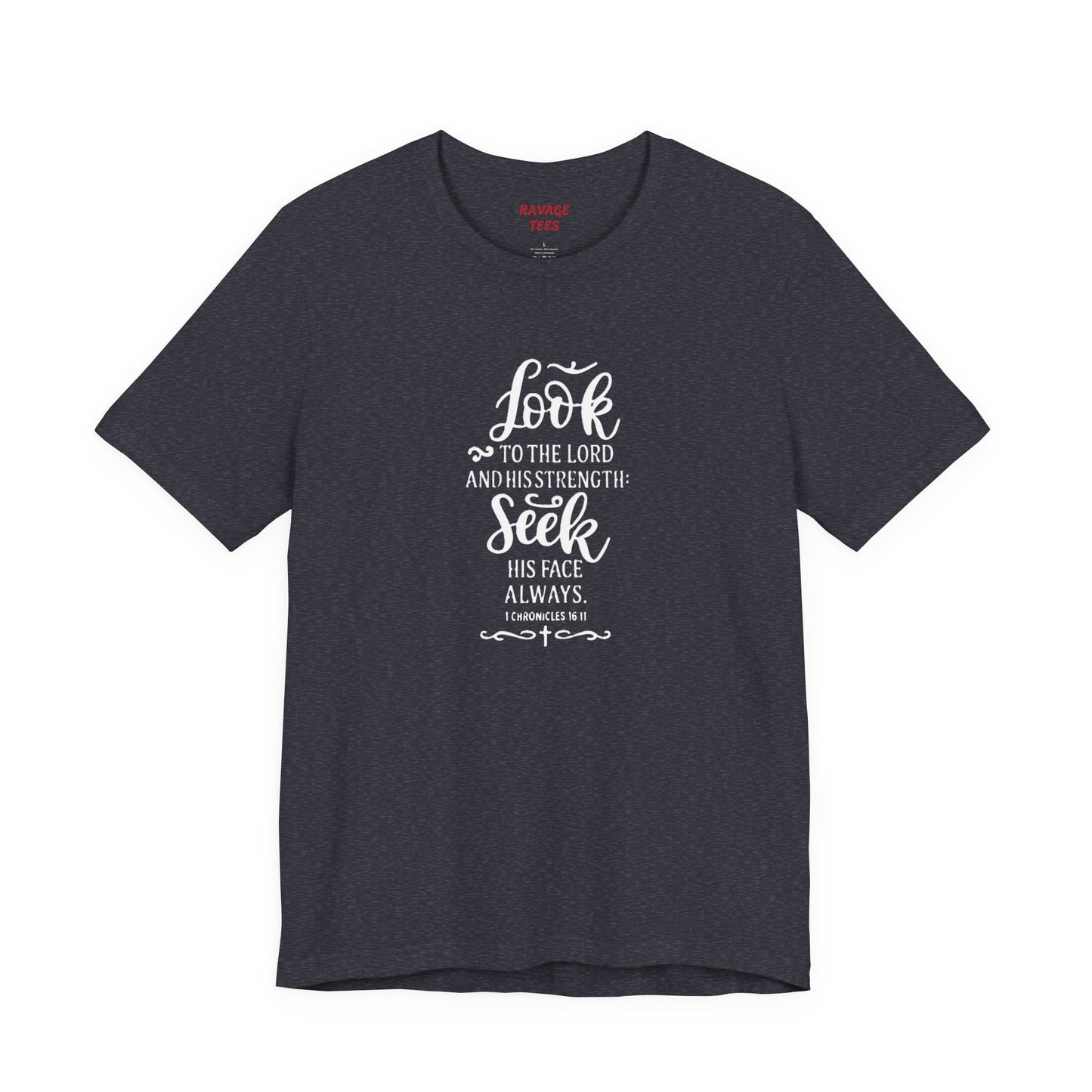 Seek His Guidance Tee: Inspirational Faith Quote Unisex T-Shirt