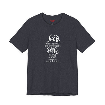 Seek His Guidance Tee: Inspirational Faith Quote Unisex T-Shirt