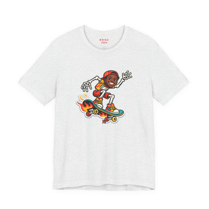 Skateboard Skeleton Tee