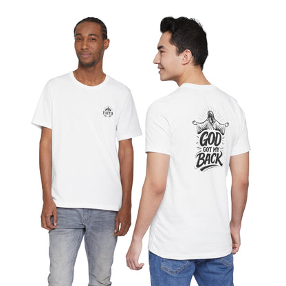 Faith Graphic Tee — 'God Got My Back' Christian T-Shirt