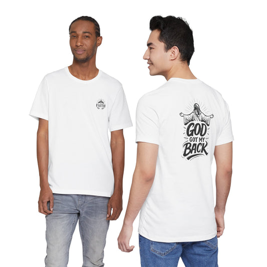Faith Graphic Tee — 'God Got My Back' Christian T-Shirt