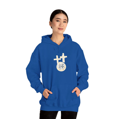 Calvary Cross Unisex Hoodie – Faith-Based Apparel, Christian Symbol Tee, Everyday Casual Wear, Inspirational Gift