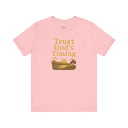 Unisex Inspirational Tee - Trust God's Timing, Relaxed Fit T-Shirt, Motivational Shirt for Everyday Wear, Plus Size Available, Gifts [...]