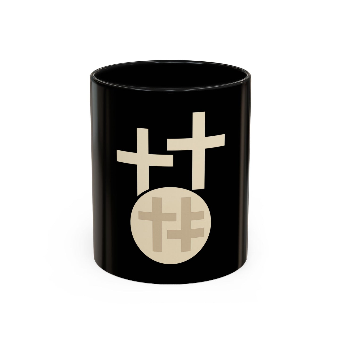 Calvary Cross Accent Coffee Mug