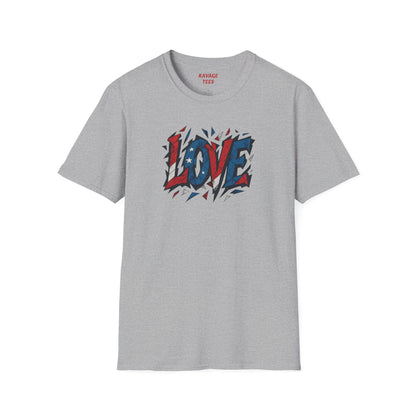 Soft Unisex Freedom & Love Graphic Tee | Gift & Daily Wear