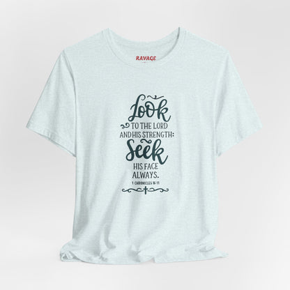 Seek His Guidance Tee: Inspirational Faith Quote Unisex T-Shirt