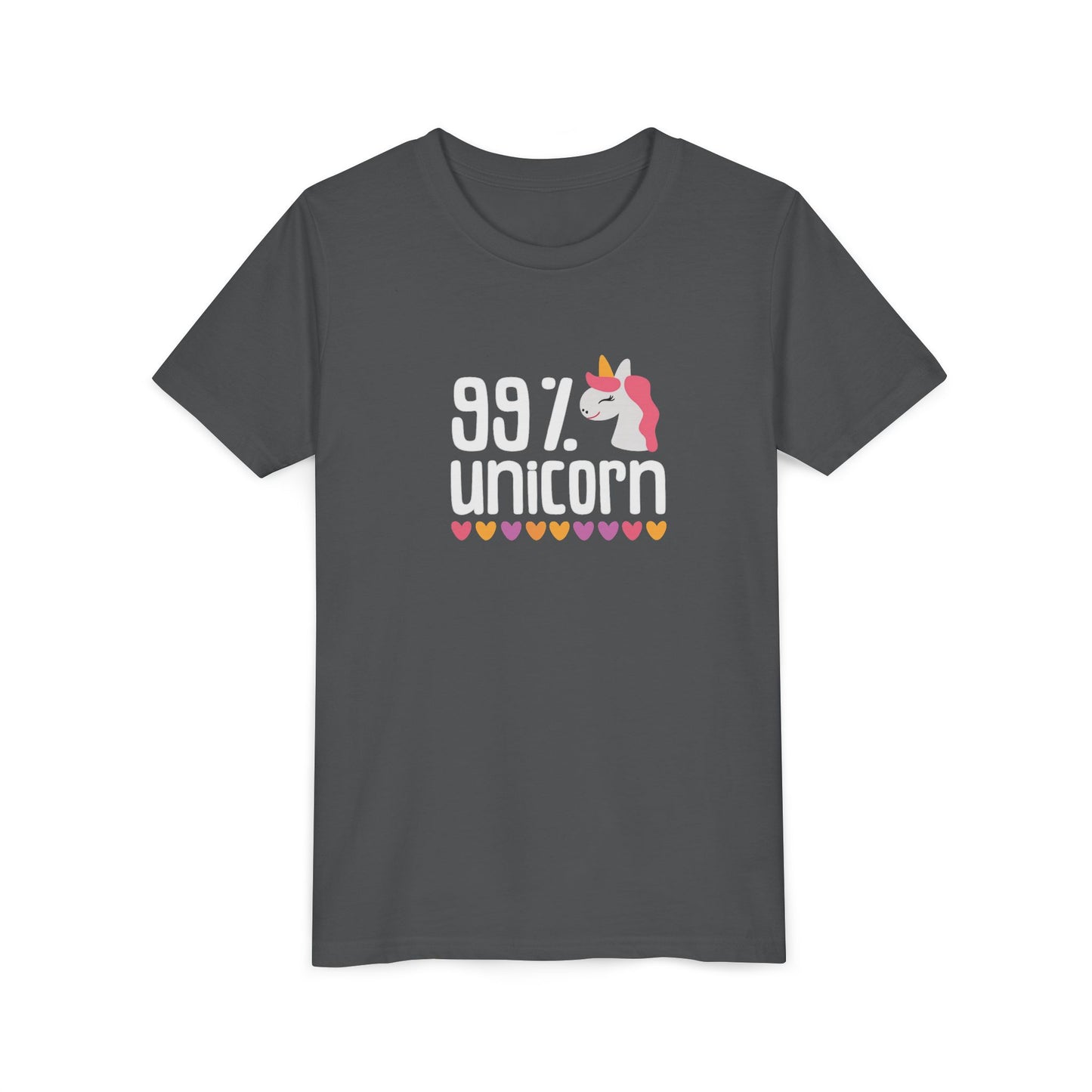 99% Unicorn Youth Tee - Fun & Whimsical Shirt for Kids