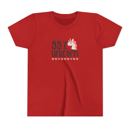 99% Unicorn Youth Tee - Fun & Whimsical Shirt for Kids
