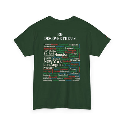 Re-Discover the U.S. Urban Cityscape Tee - Unisex Heavy Cotton Tee