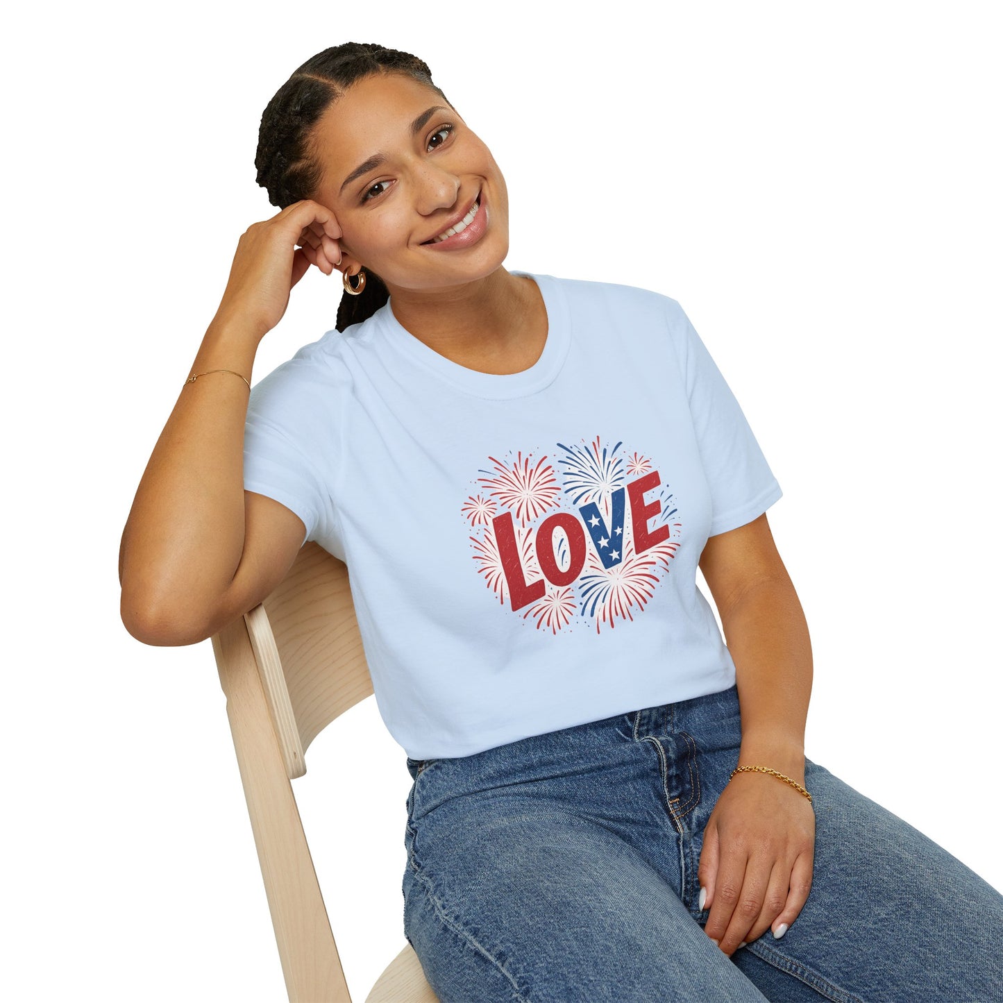 Soft Unisex Freedom & Love Graphic Tee | Gift & Daily Wear