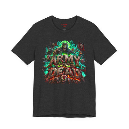 Army of the Dead Graphic T-Shirt – Neon Zombie Horror Tee