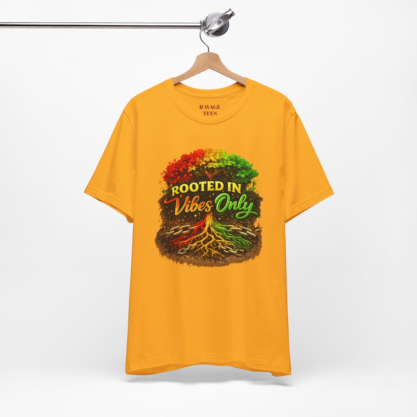 Rooted in Vibes Only Reggae Tee