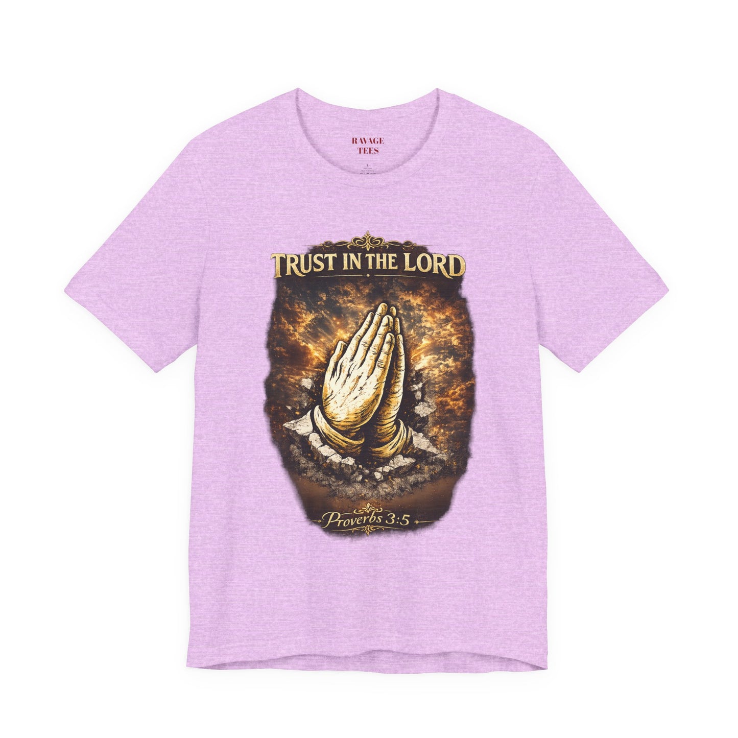 Trust in the Lord Praying Hands Tee (Proverbs 3:5)