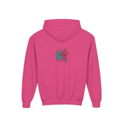 Kids Good Vibes Hoodie – Fun Graphic Sweatshirt with Positive Message, Cozy Casual Outfit, Birthday Gift for Children