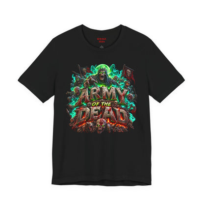 Army of the Dead Graphic T-Shirt – Neon Zombie Horror Tee