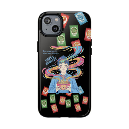 Noodle Lover Phone Case: Vibrant Cute Foodie Magnetic Anime Style