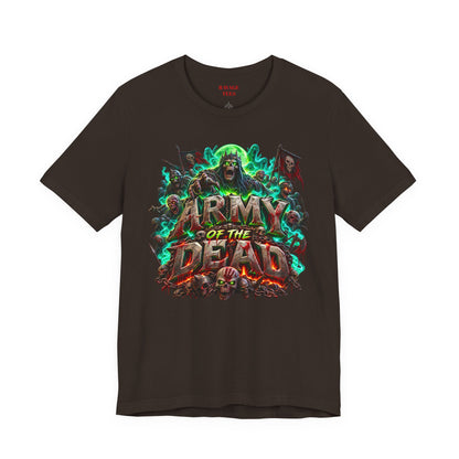 Army of the Dead Graphic T-Shirt – Neon Zombie Horror Tee