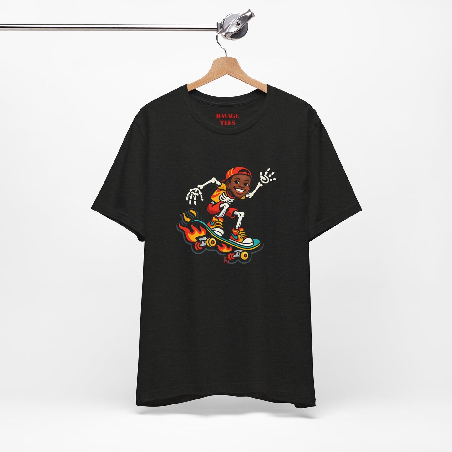 Skateboard Skeleton Tee