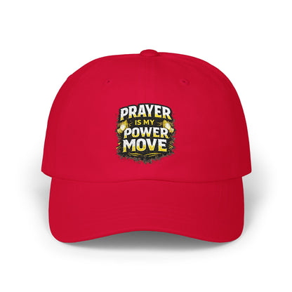 Prayer Is My Power Move Dad Cap — Christian Baseball Hat