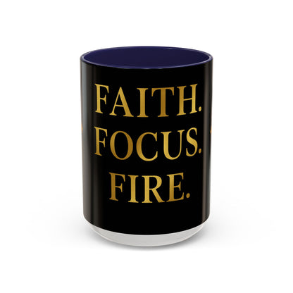 Faith-Inspired Coffee Mug - Motivational Black Mug for Daily Inspiration, Gift for Christians, Office Decor, Home Beverage