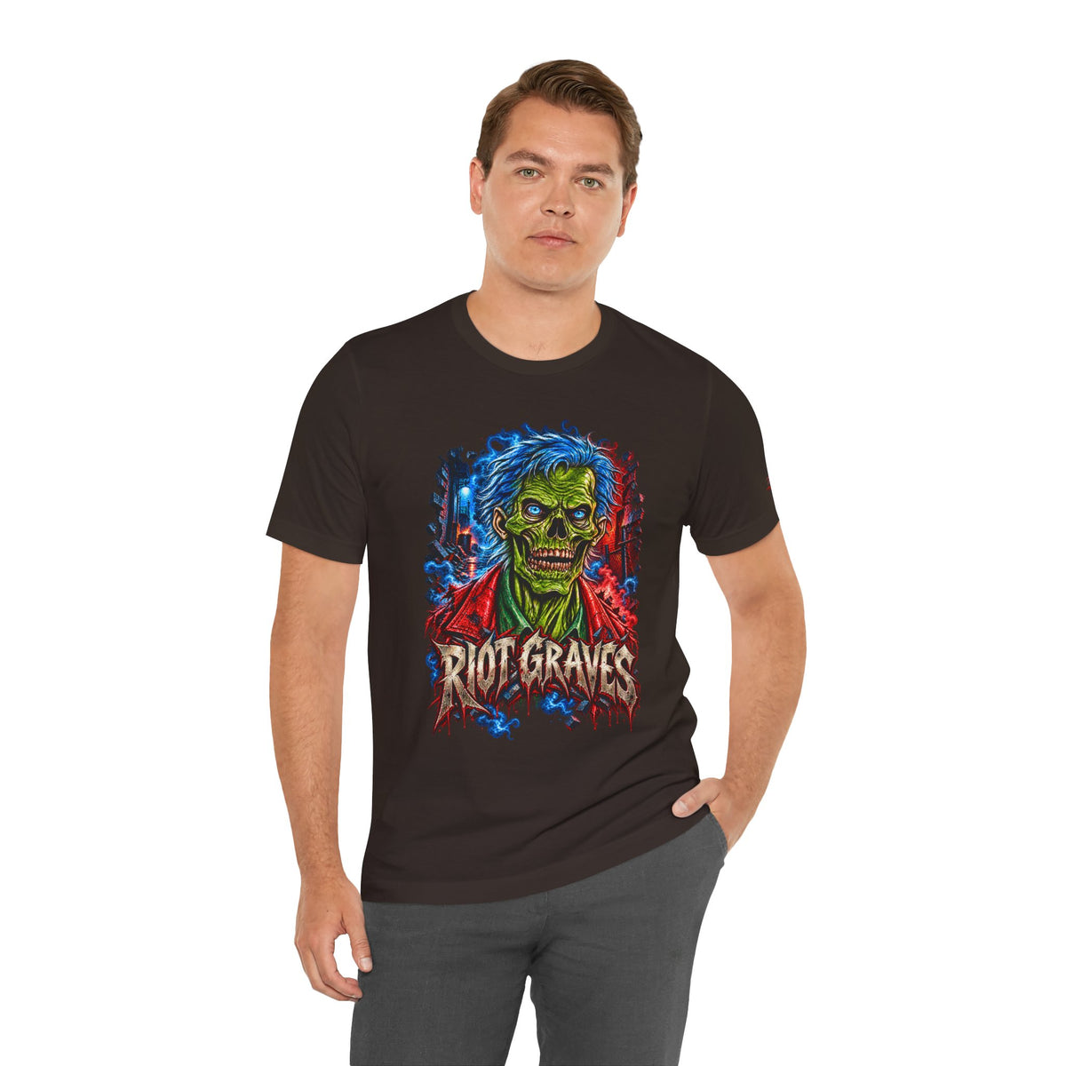 Riot Graves Skull Graphic Tee