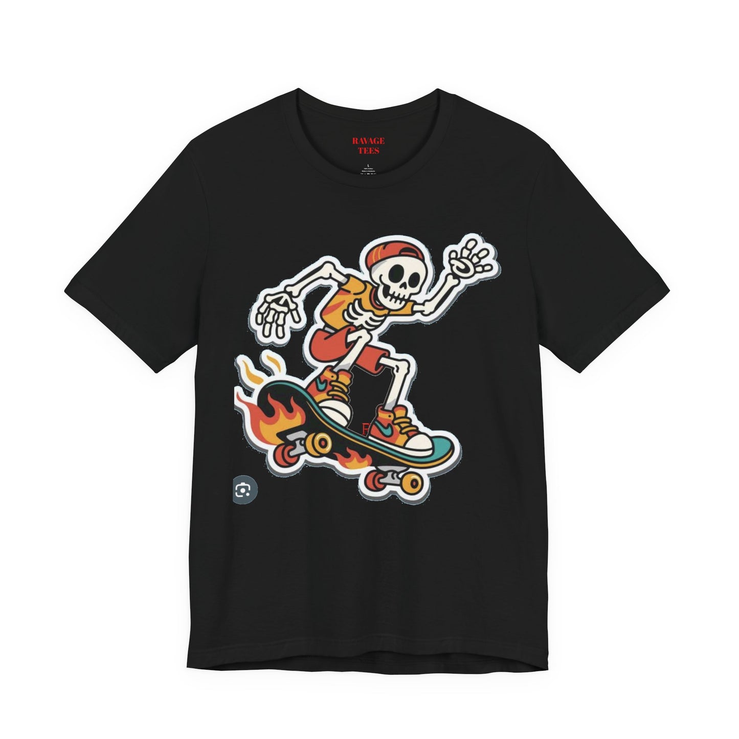 Skateboard Skeleton Tee