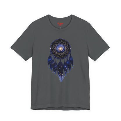 Dreamcatcher Galaxy T-Shirt — Mystical Cosmic Feather Tee